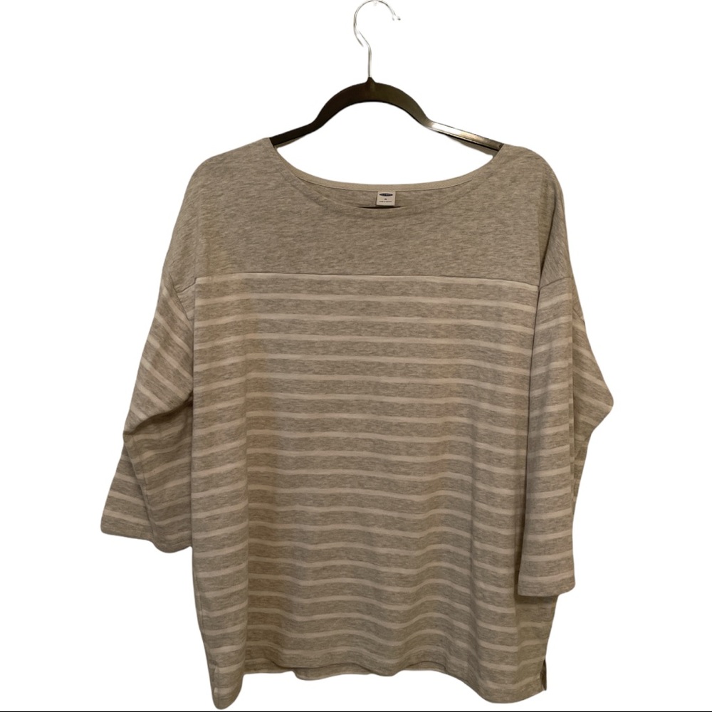 Old Navy XL 3/4 length boatneck top